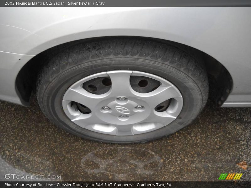 Silver Pewter / Gray 2003 Hyundai Elantra GLS Sedan