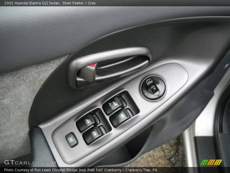 Silver Pewter / Gray 2003 Hyundai Elantra GLS Sedan