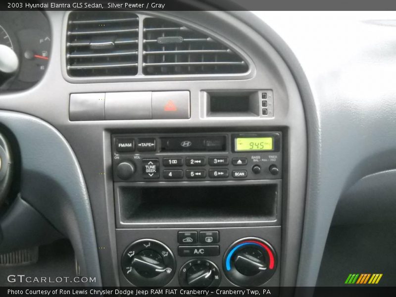 Silver Pewter / Gray 2003 Hyundai Elantra GLS Sedan