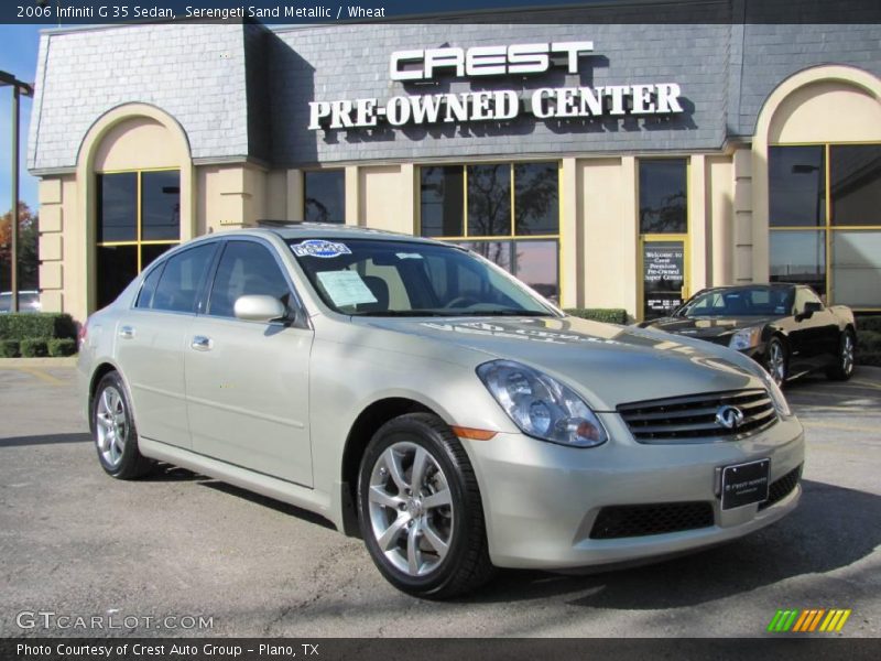 Serengeti Sand Metallic / Wheat 2006 Infiniti G 35 Sedan