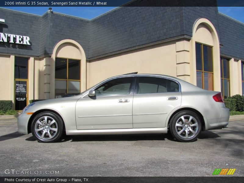 Serengeti Sand Metallic / Wheat 2006 Infiniti G 35 Sedan
