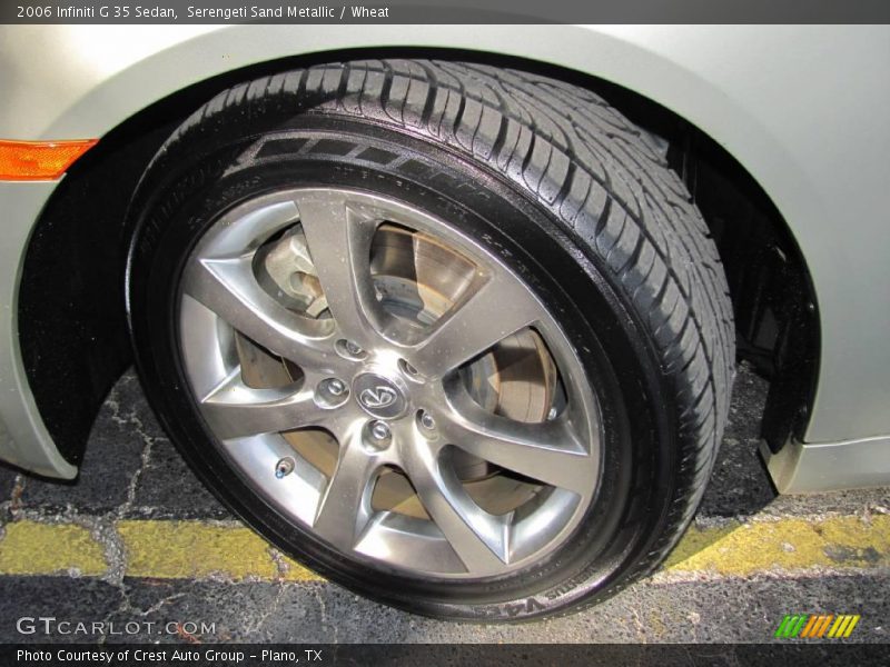Serengeti Sand Metallic / Wheat 2006 Infiniti G 35 Sedan