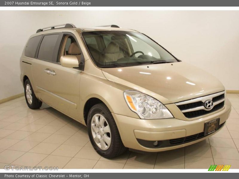 Sonora Gold / Beige 2007 Hyundai Entourage SE