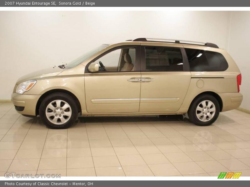 Sonora Gold / Beige 2007 Hyundai Entourage SE