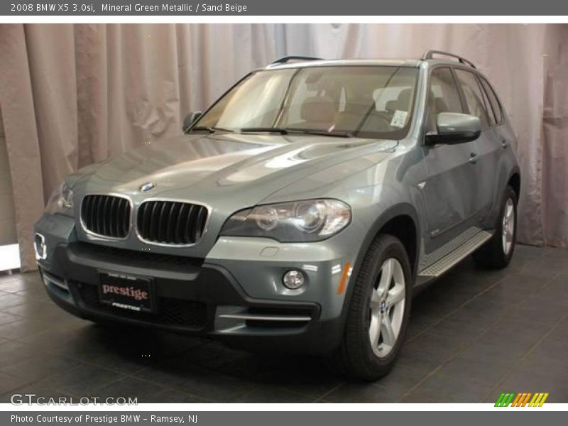 Mineral Green Metallic / Sand Beige 2008 BMW X5 3.0si