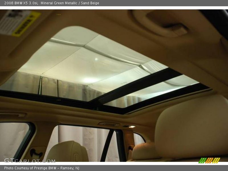 Mineral Green Metallic / Sand Beige 2008 BMW X5 3.0si