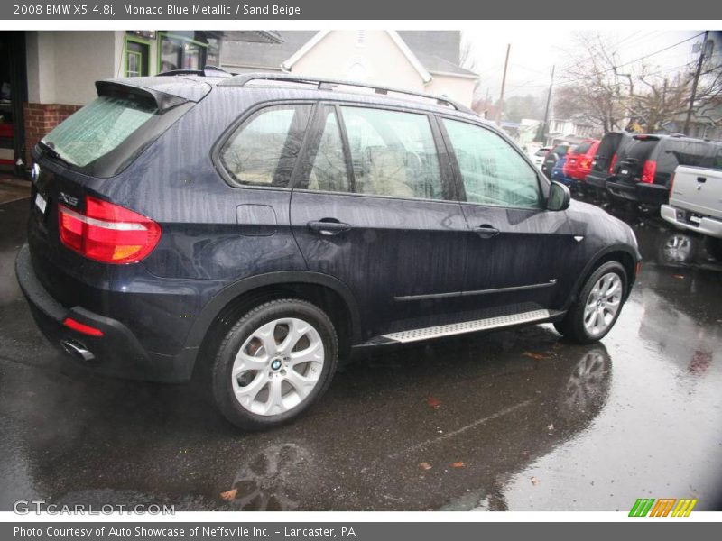 Monaco Blue Metallic / Sand Beige 2008 BMW X5 4.8i