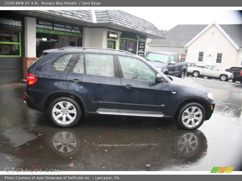 Monaco Blue Metallic / Sand Beige 2008 BMW X5 4.8i