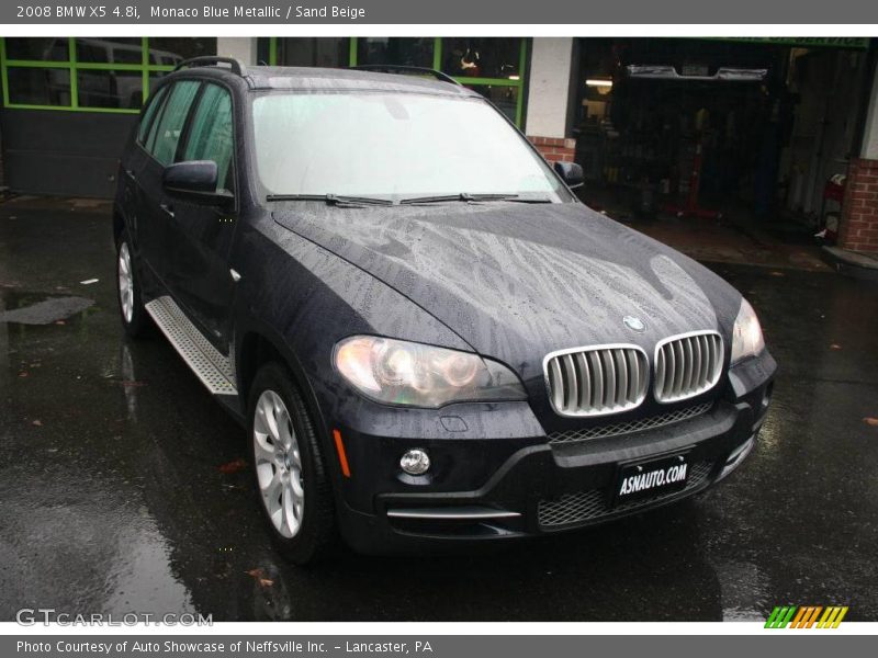 Monaco Blue Metallic / Sand Beige 2008 BMW X5 4.8i