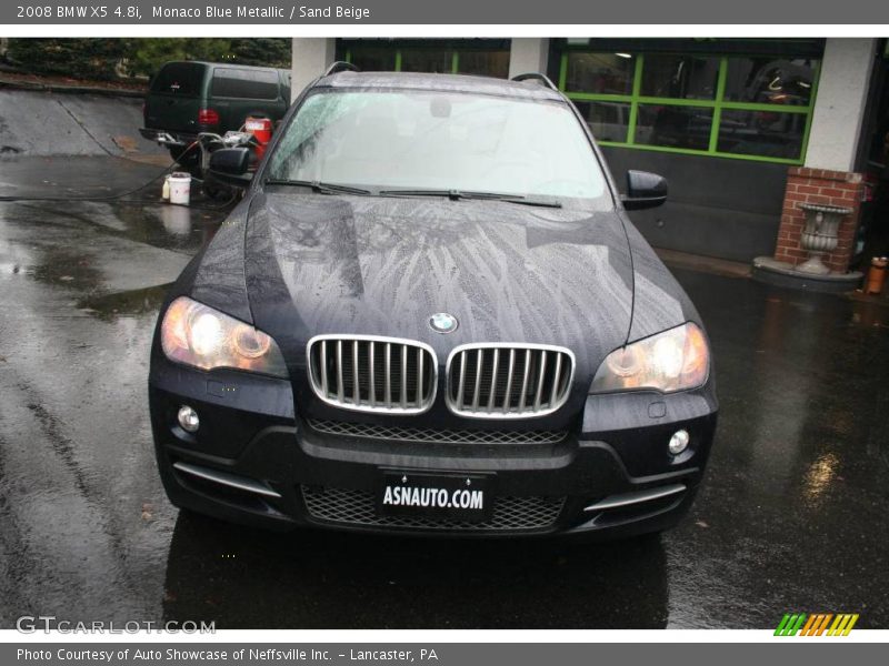 Monaco Blue Metallic / Sand Beige 2008 BMW X5 4.8i