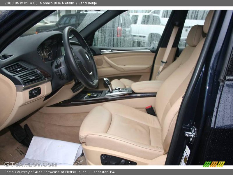 Monaco Blue Metallic / Sand Beige 2008 BMW X5 4.8i