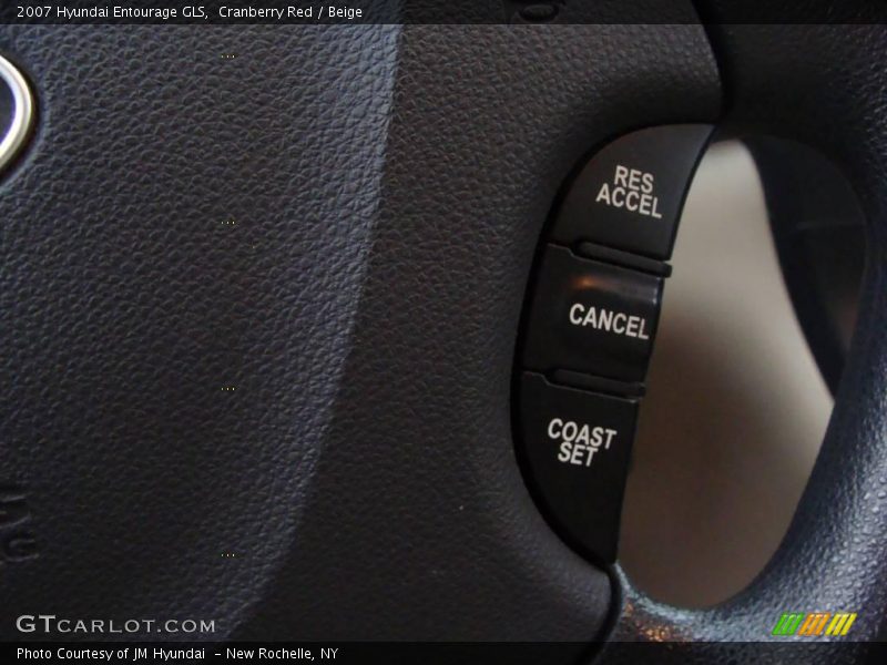 Cranberry Red / Beige 2007 Hyundai Entourage GLS