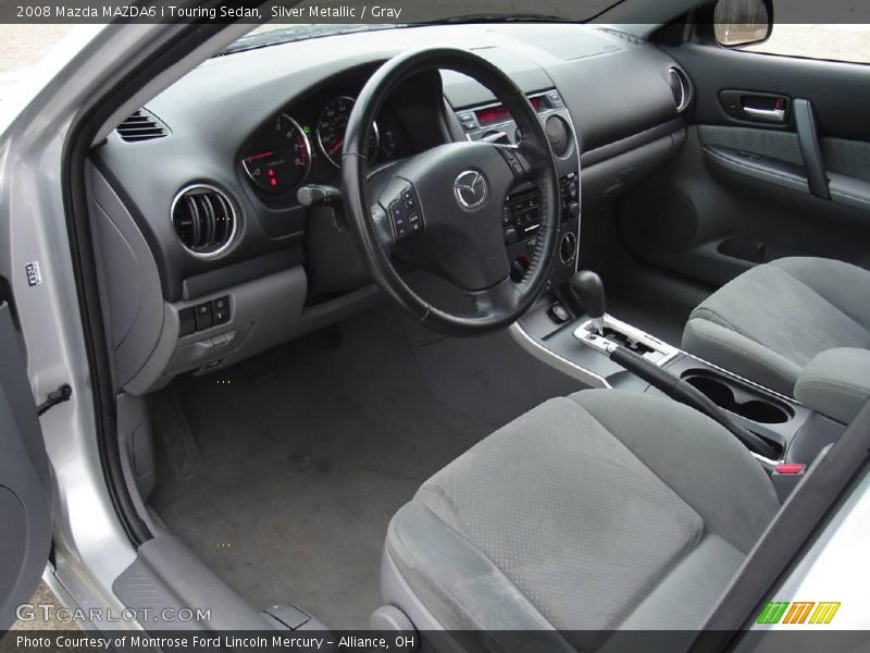 Silver Metallic / Gray 2008 Mazda MAZDA6 i Touring Sedan