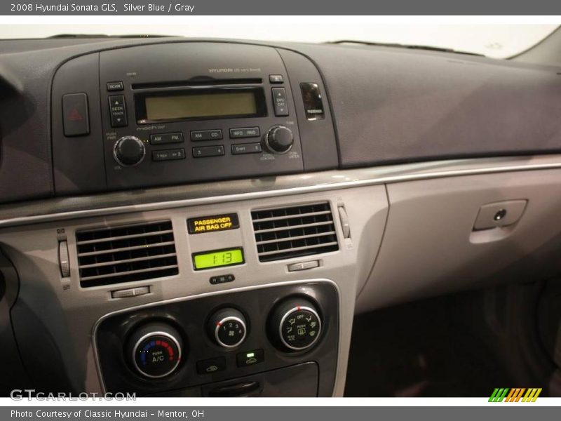 Silver Blue / Gray 2008 Hyundai Sonata GLS