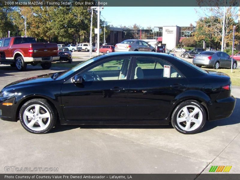 Onyx Black / Beige 2008 Mazda MAZDA6 i Touring Sedan