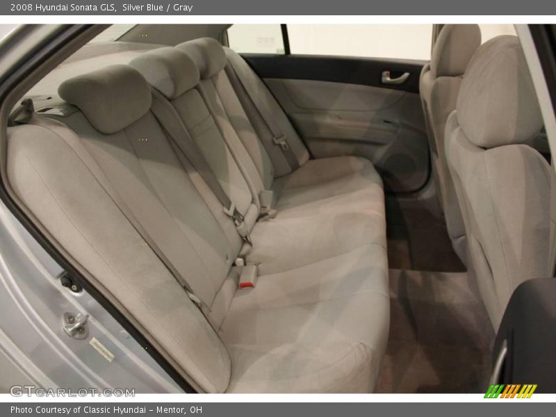 Silver Blue / Gray 2008 Hyundai Sonata GLS