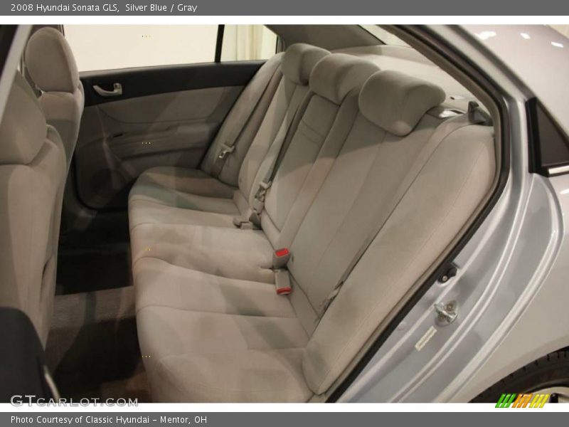 Silver Blue / Gray 2008 Hyundai Sonata GLS