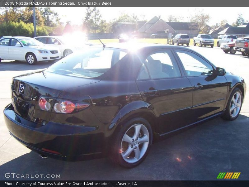 Onyx Black / Beige 2008 Mazda MAZDA6 i Touring Sedan