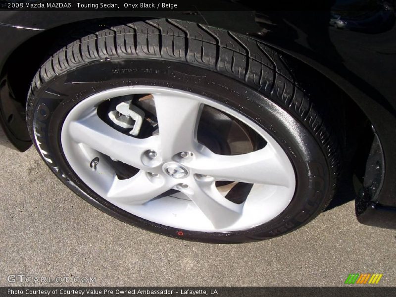 Onyx Black / Beige 2008 Mazda MAZDA6 i Touring Sedan