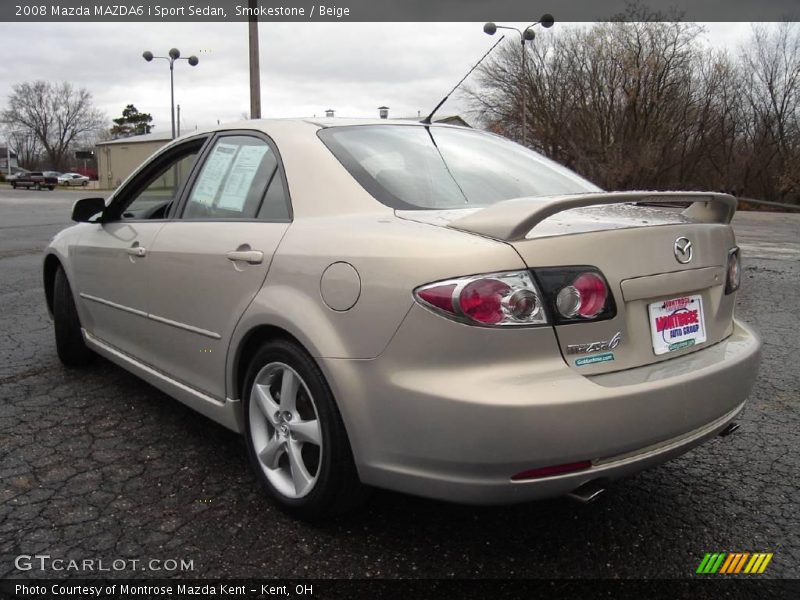 Smokestone / Beige 2008 Mazda MAZDA6 i Sport Sedan