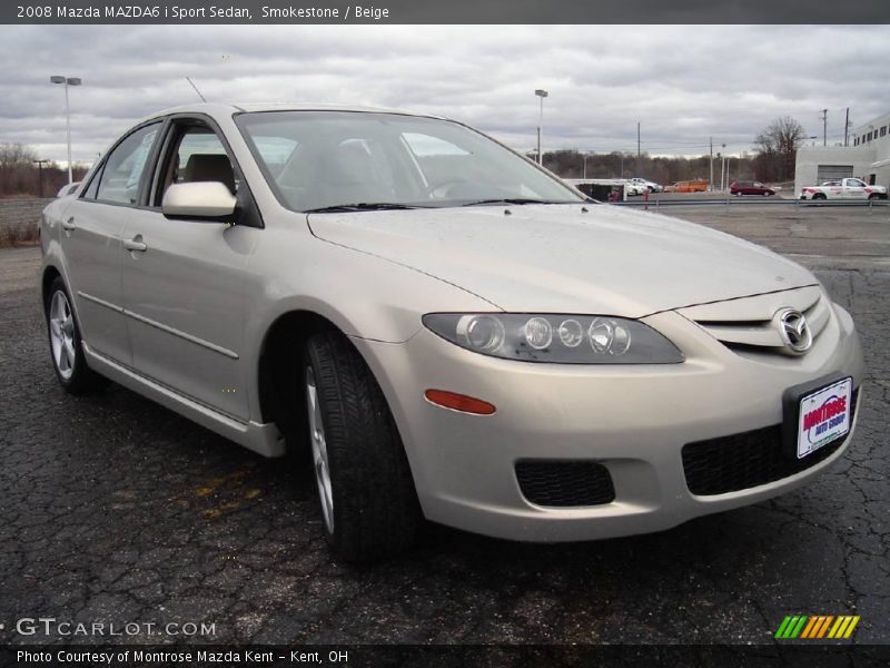 Smokestone / Beige 2008 Mazda MAZDA6 i Sport Sedan