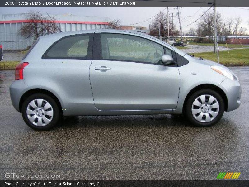 Meteorite Metallic / Dark Charcoal 2008 Toyota Yaris S 3 Door Liftback