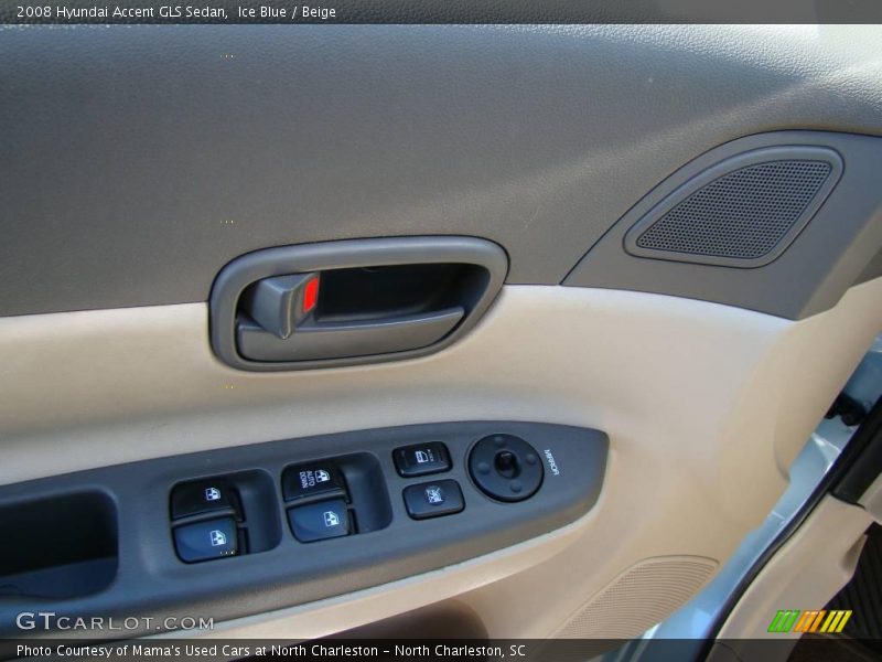 Ice Blue / Beige 2008 Hyundai Accent GLS Sedan