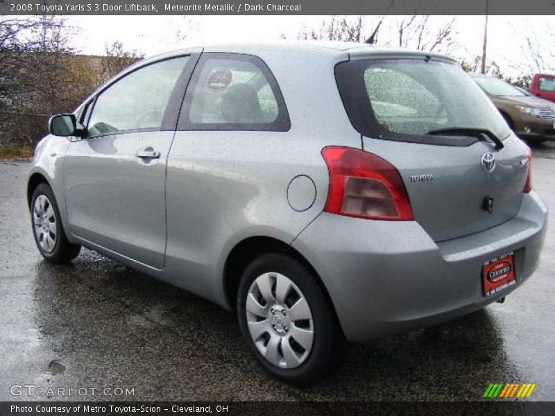 Meteorite Metallic / Dark Charcoal 2008 Toyota Yaris S 3 Door Liftback