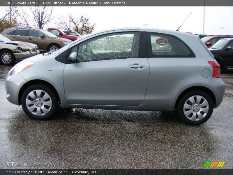 Meteorite Metallic / Dark Charcoal 2008 Toyota Yaris S 3 Door Liftback