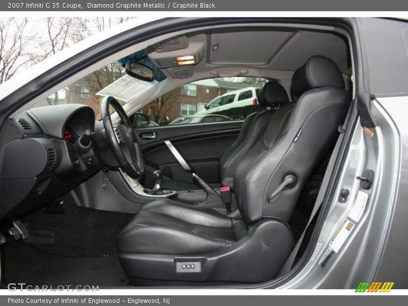 Diamond Graphite Metallic / Graphite Black 2007 Infiniti G 35 Coupe