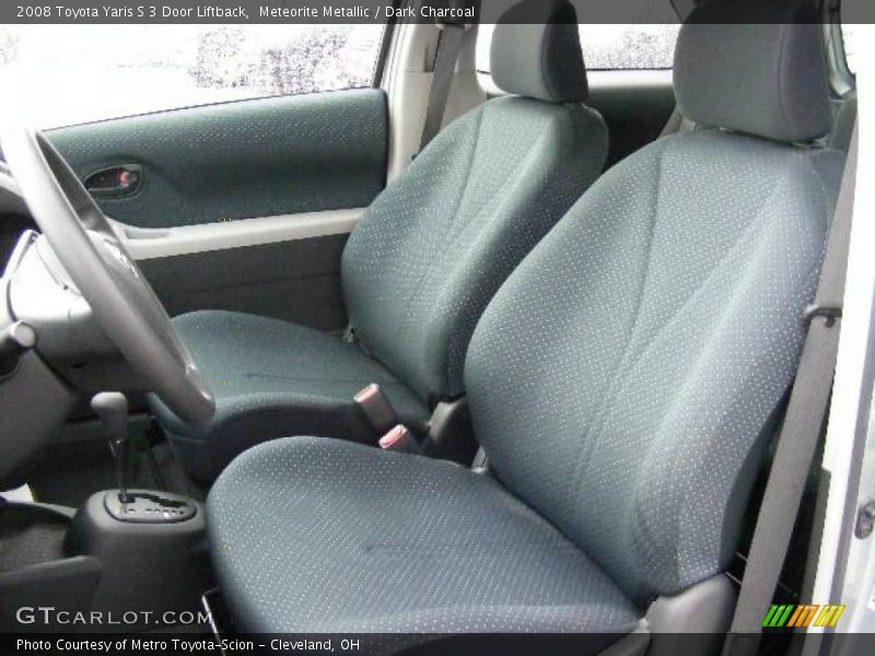 Meteorite Metallic / Dark Charcoal 2008 Toyota Yaris S 3 Door Liftback