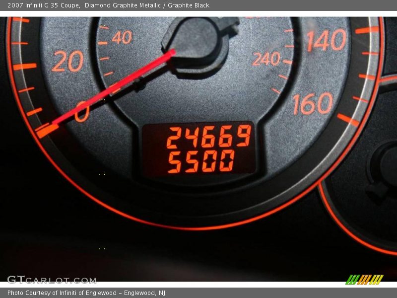 Diamond Graphite Metallic / Graphite Black 2007 Infiniti G 35 Coupe
