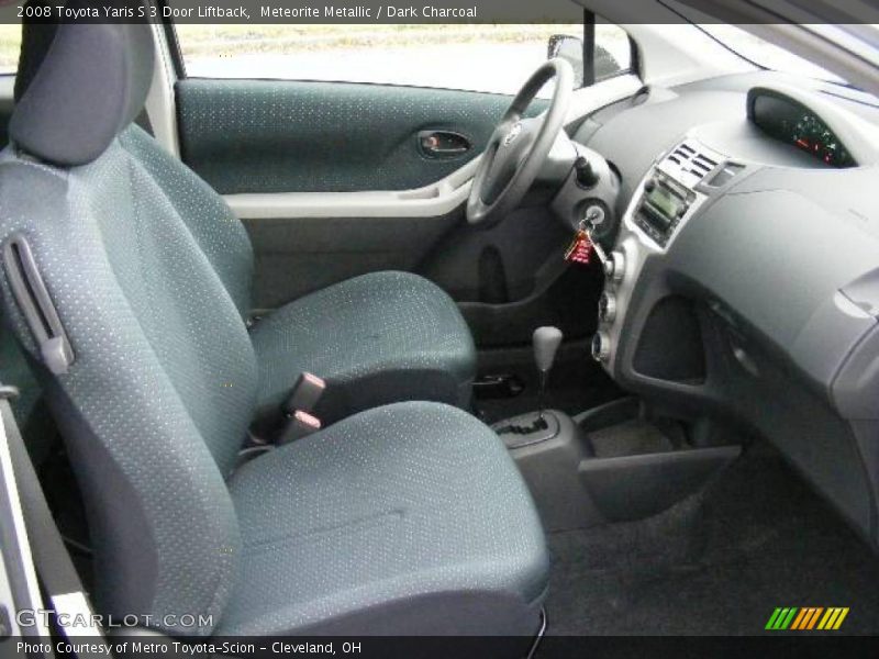 Meteorite Metallic / Dark Charcoal 2008 Toyota Yaris S 3 Door Liftback
