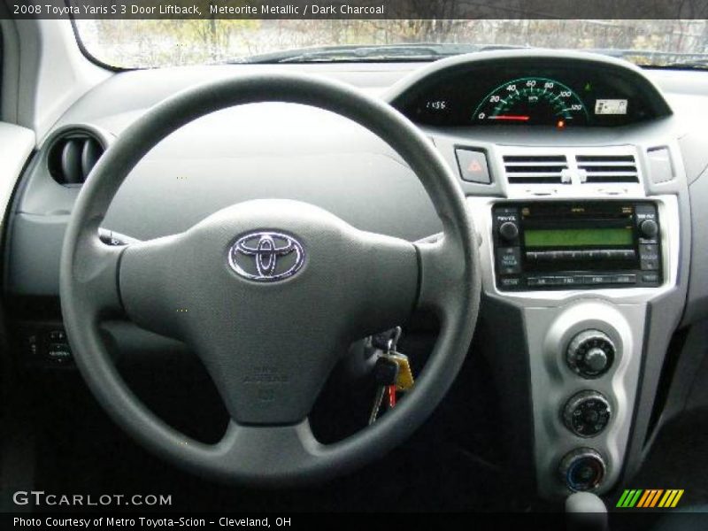 Meteorite Metallic / Dark Charcoal 2008 Toyota Yaris S 3 Door Liftback