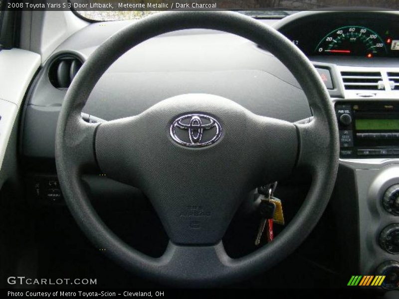 Meteorite Metallic / Dark Charcoal 2008 Toyota Yaris S 3 Door Liftback