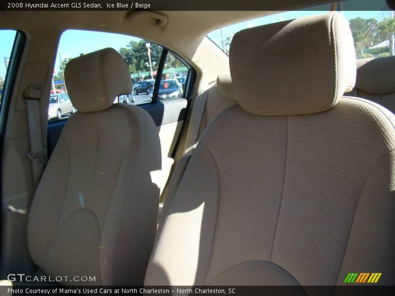Ice Blue / Beige 2008 Hyundai Accent GLS Sedan
