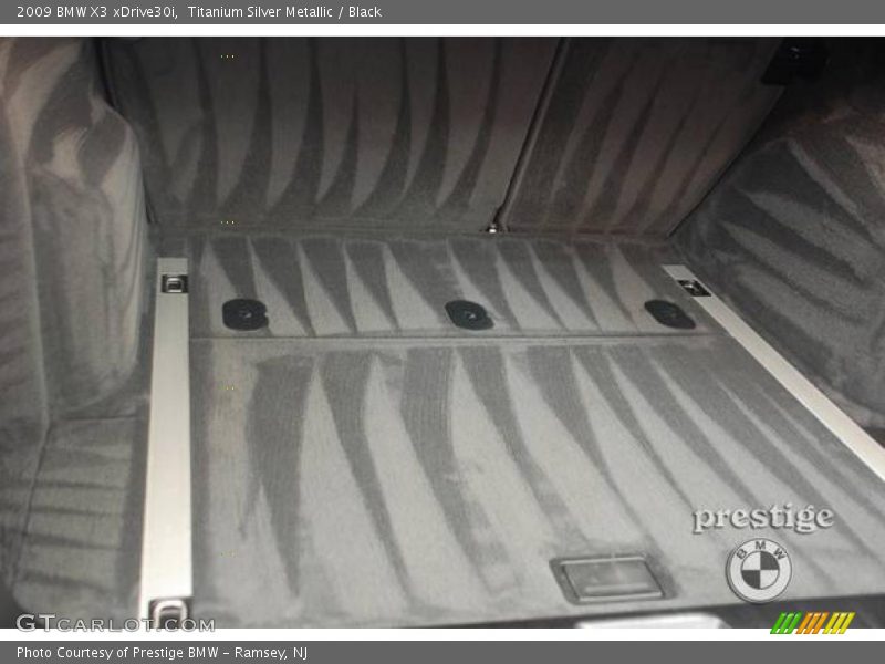 Titanium Silver Metallic / Black 2009 BMW X3 xDrive30i