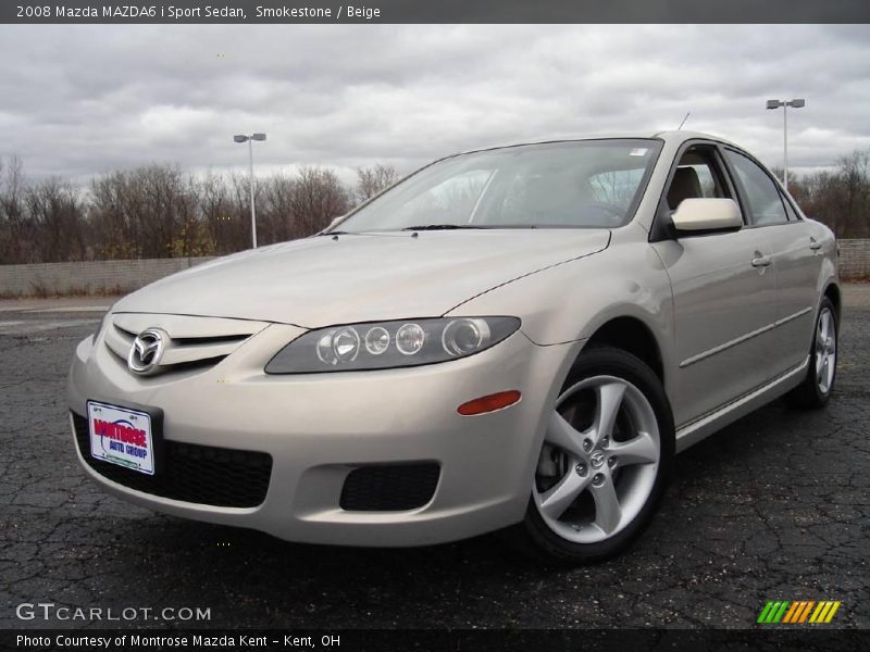 Smokestone / Beige 2008 Mazda MAZDA6 i Sport Sedan