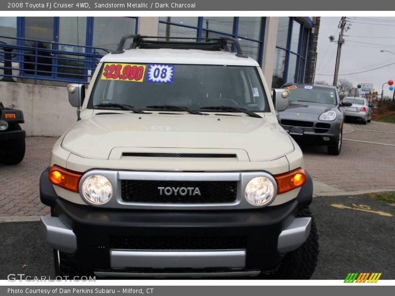 Sandstorm Metallic / Dark Charcoal 2008 Toyota FJ Cruiser 4WD