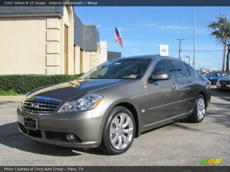 Umbria Gray Metallic / Wheat 2007 Infiniti M 35 Sedan