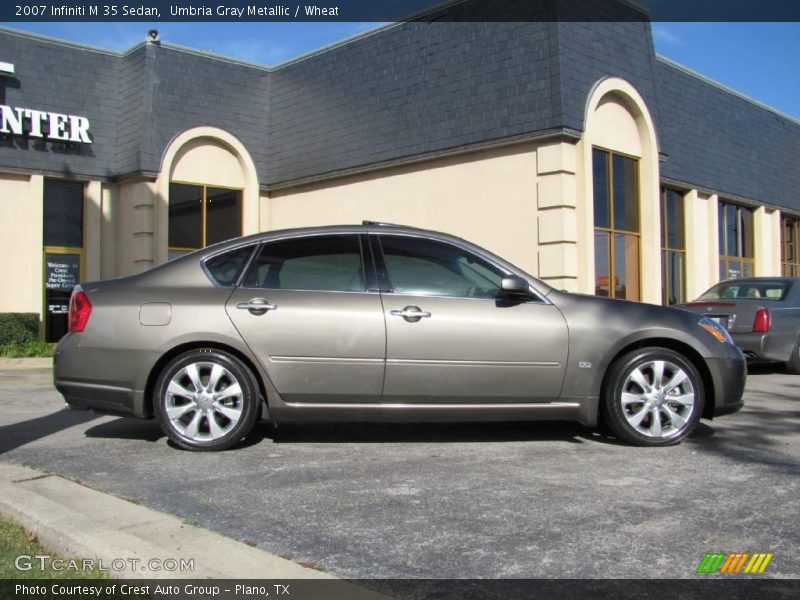 Umbria Gray Metallic / Wheat 2007 Infiniti M 35 Sedan