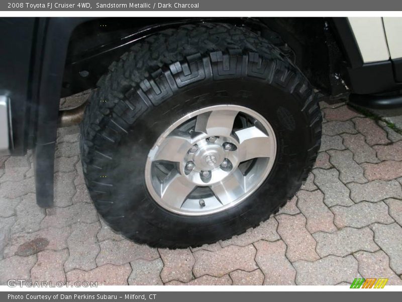 Sandstorm Metallic / Dark Charcoal 2008 Toyota FJ Cruiser 4WD