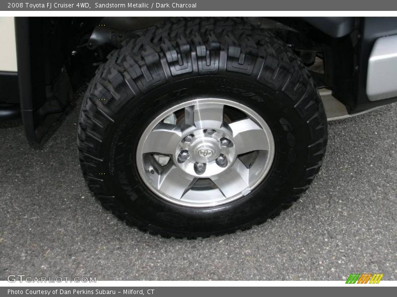 Sandstorm Metallic / Dark Charcoal 2008 Toyota FJ Cruiser 4WD