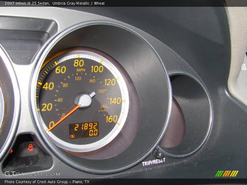 Umbria Gray Metallic / Wheat 2007 Infiniti M 35 Sedan