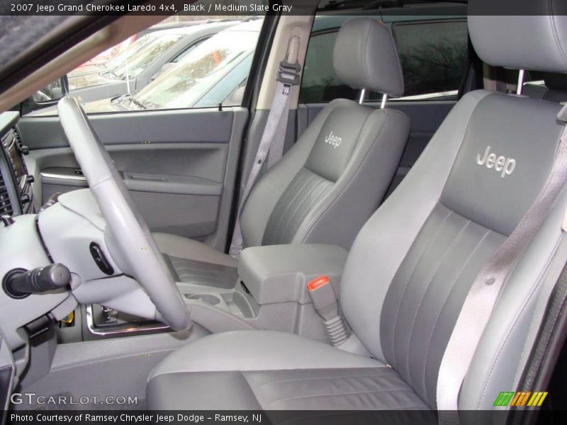 Black / Medium Slate Gray 2007 Jeep Grand Cherokee Laredo 4x4
