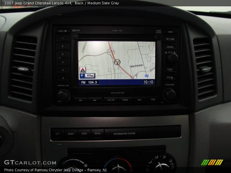 Black / Medium Slate Gray 2007 Jeep Grand Cherokee Laredo 4x4