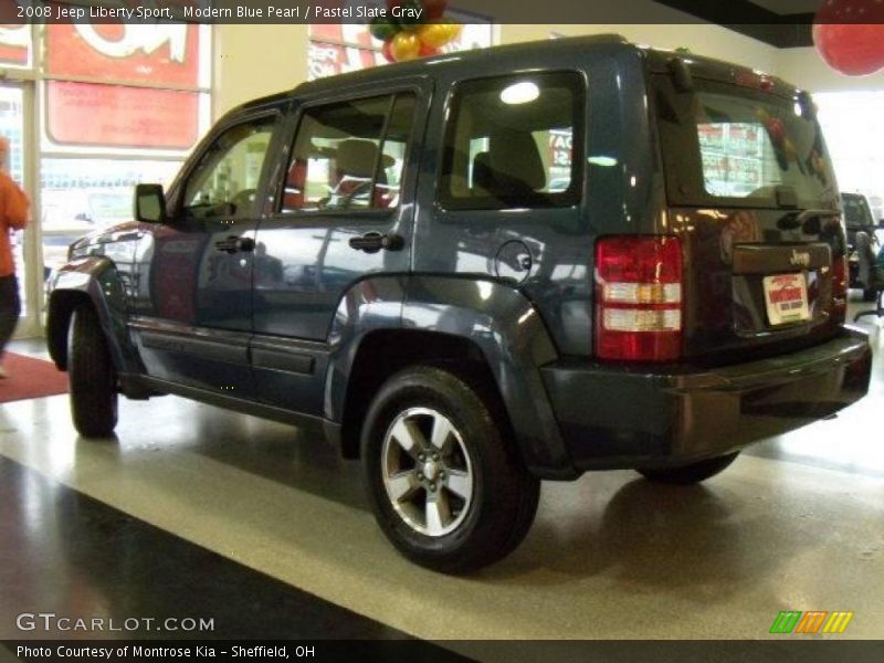 Modern Blue Pearl / Pastel Slate Gray 2008 Jeep Liberty Sport