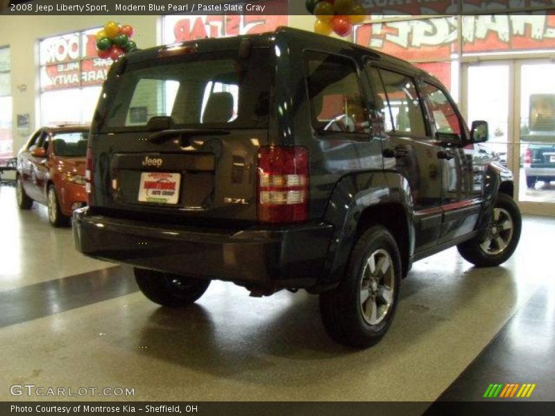 Modern Blue Pearl / Pastel Slate Gray 2008 Jeep Liberty Sport