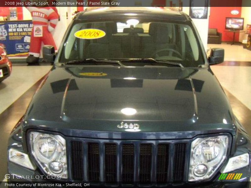 Modern Blue Pearl / Pastel Slate Gray 2008 Jeep Liberty Sport