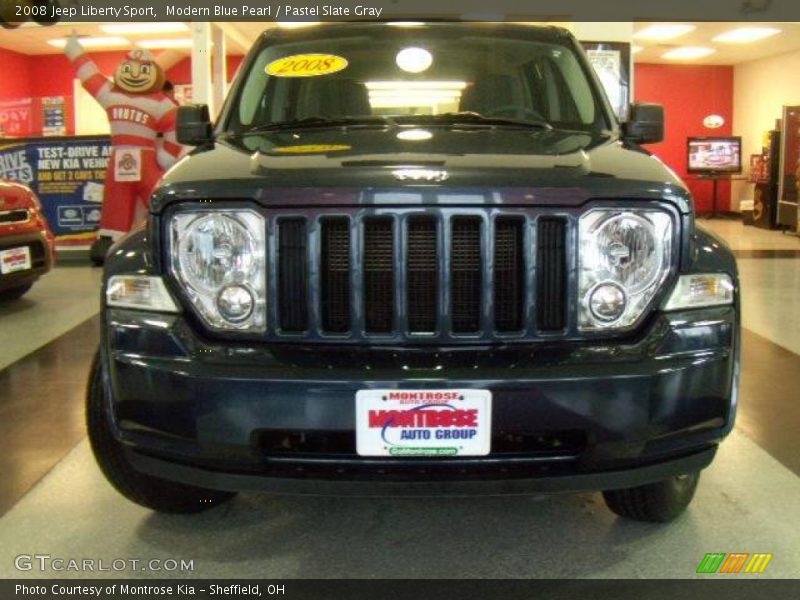 Modern Blue Pearl / Pastel Slate Gray 2008 Jeep Liberty Sport